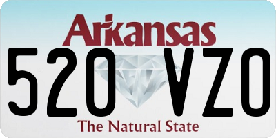 AR license plate 520VZO