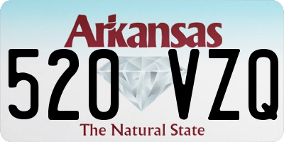 AR license plate 520VZQ