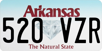 AR license plate 520VZR