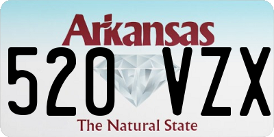 AR license plate 520VZX