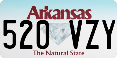 AR license plate 520VZY