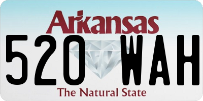 AR license plate 520WAH
