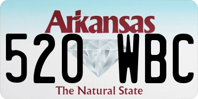 AR license plate 520WBC