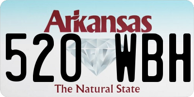 AR license plate 520WBH