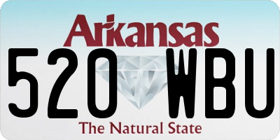 AR license plate 520WBU