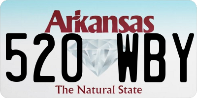 AR license plate 520WBY
