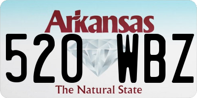 AR license plate 520WBZ