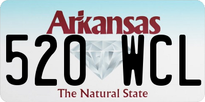 AR license plate 520WCL
