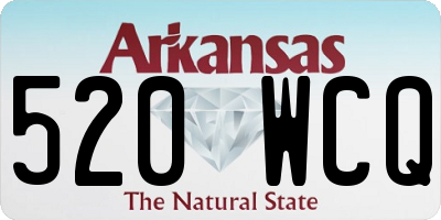 AR license plate 520WCQ
