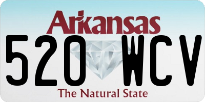 AR license plate 520WCV