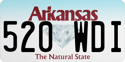 AR license plate 520WDI