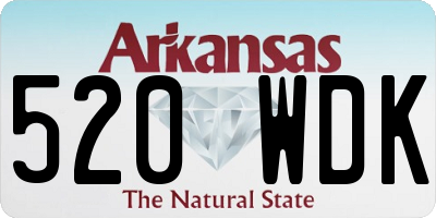 AR license plate 520WDK