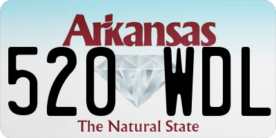AR license plate 520WDL