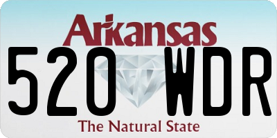 AR license plate 520WDR