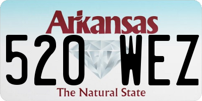 AR license plate 520WEZ