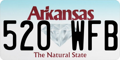 AR license plate 520WFB
