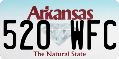 AR license plate 520WFC