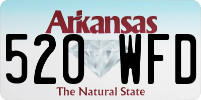 AR license plate 520WFD
