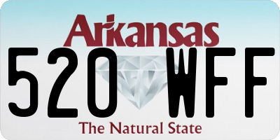 AR license plate 520WFF