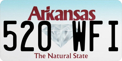 AR license plate 520WFI