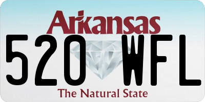 AR license plate 520WFL