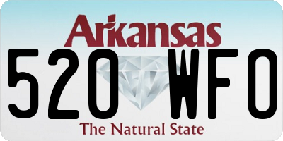 AR license plate 520WFO