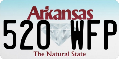 AR license plate 520WFP