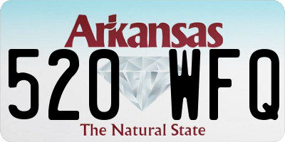AR license plate 520WFQ
