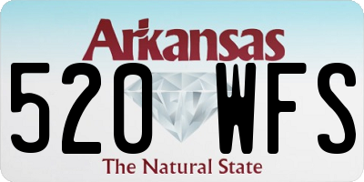 AR license plate 520WFS