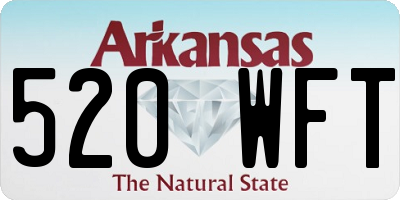 AR license plate 520WFT