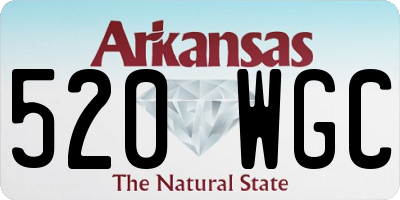 AR license plate 520WGC