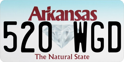 AR license plate 520WGD