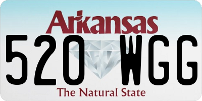 AR license plate 520WGG