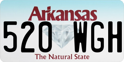 AR license plate 520WGH