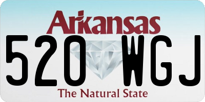 AR license plate 520WGJ