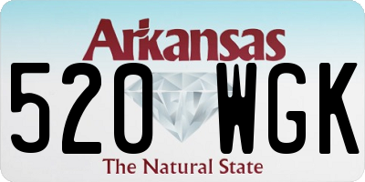 AR license plate 520WGK