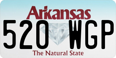 AR license plate 520WGP