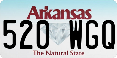 AR license plate 520WGQ