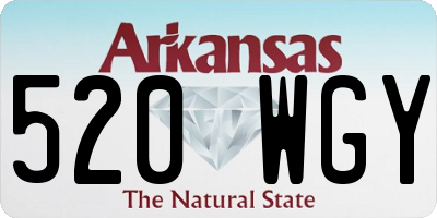 AR license plate 520WGY