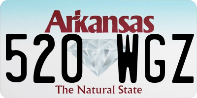 AR license plate 520WGZ
