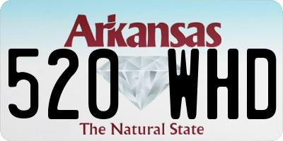 AR license plate 520WHD