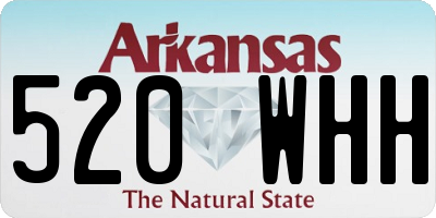 AR license plate 520WHH