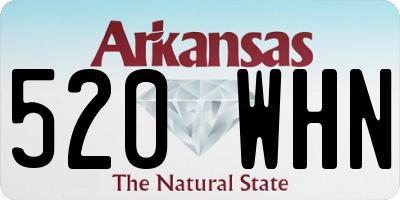 AR license plate 520WHN