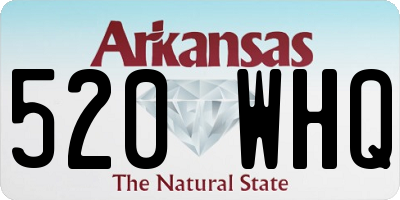 AR license plate 520WHQ