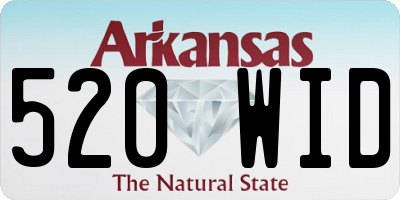 AR license plate 520WID