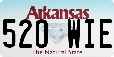 AR license plate 520WIE