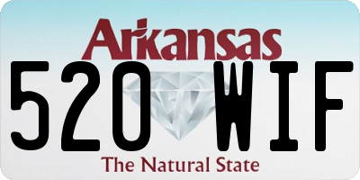 AR license plate 520WIF