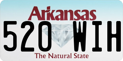 AR license plate 520WIH