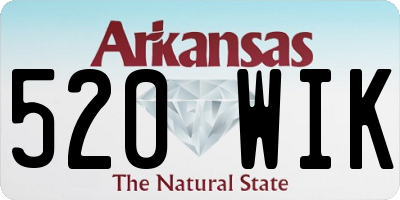 AR license plate 520WIK