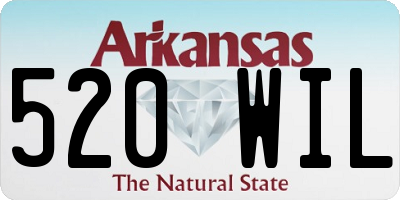 AR license plate 520WIL